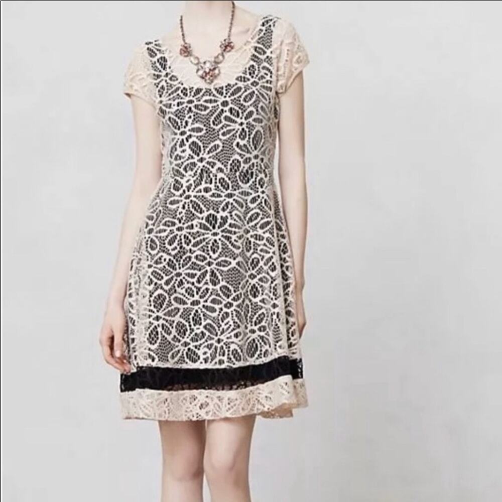 Anthro Weston Wear Maitland Crochet Lace Dress